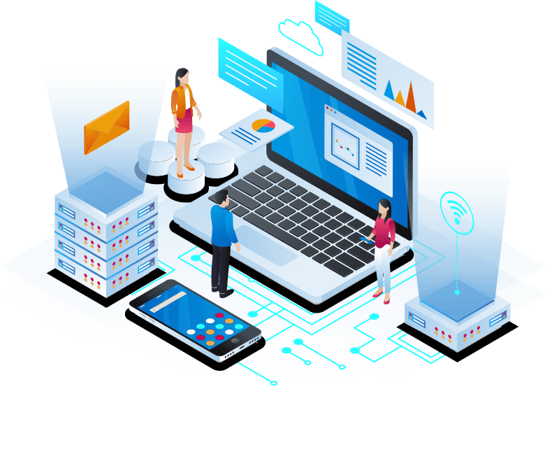 Smart Technology Solutions Illustration